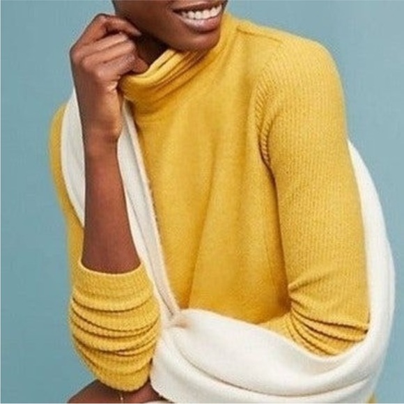 Anthropologie Saturday Sunday Brushed Fleece Turtleneck Long Sleeve S - Picture 3 of 10